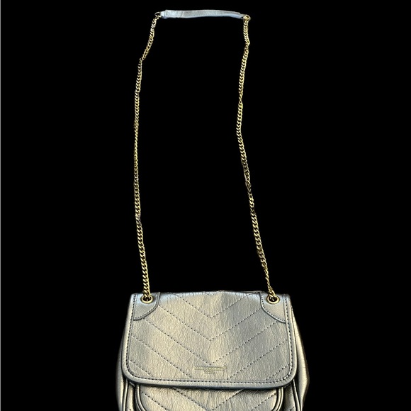 Marssharing Tokyo Sling Silver Crossbody adjustable chain strap inner pockets - Picture 1 of 8